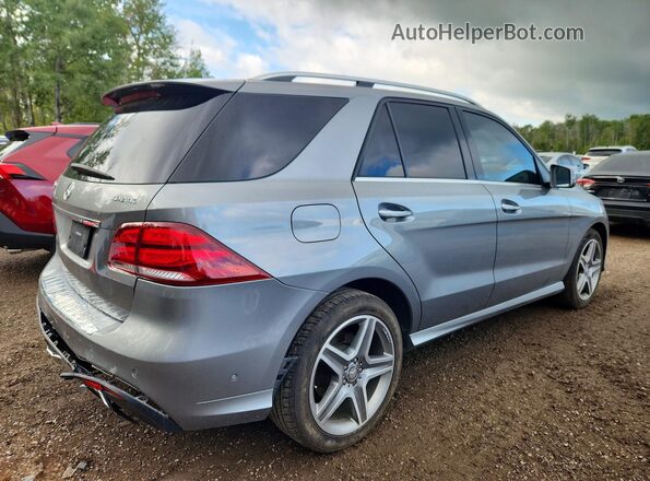 4JGDA2EB4GA648624 2016 MERCEDES-BENZ GLE Silver Trasero derecho