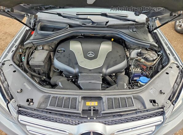 4JGDA2EB4GA648624 2016 MERCEDES-BENZ GLE Silver Vista del compartimento del motor