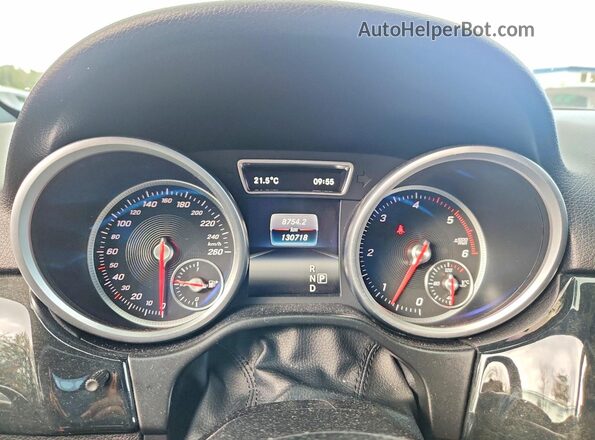 4JGDA2EB4GA648624 2016 MERCEDES-BENZ GLE Silver Vista del cuadro de instrumentos