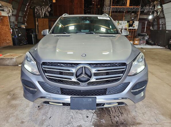 4JGDA5HB0GA707570 2016 MERCEDES-BENZ GLE Gray წინა ხედი