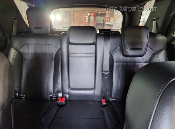 4JGDA5HB0GA707570 2016 MERCEDES-BENZ GLE Gray უკანა სავარძლების ხედი