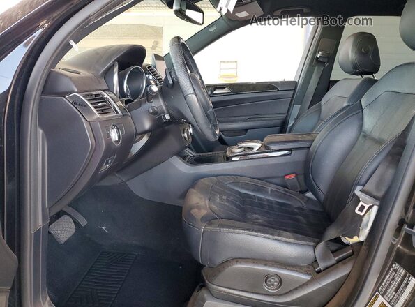 4JGDA5HB1JB199563 2018 MERCEDES-BENZ GLE Black Вид салону спереду