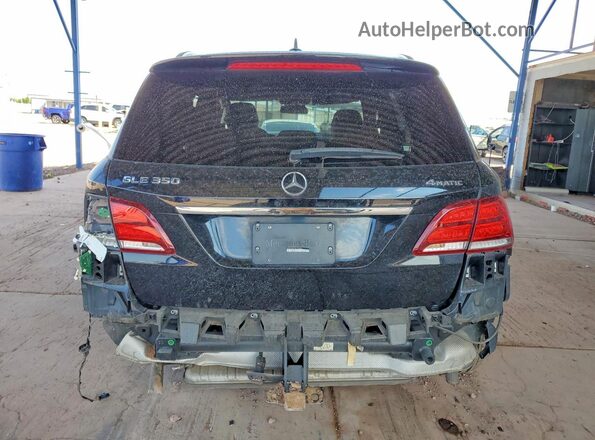 4JGDA5HB1JB199563 2018 MERCEDES-BENZ GLE Black Вид ззаду