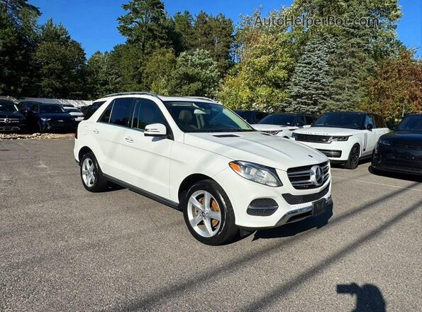 4JGDA5HB2JB108669 2018 MERCEDES-BENZ GLE White Trasero izquierdo