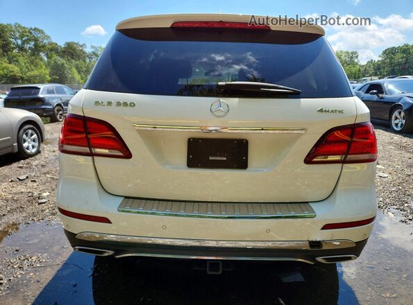 4JGDA5HB2JB203202 2018 MERCEDES-BENZ GLE White Հետևի տեսք