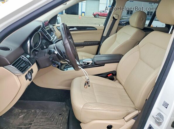 4JGDA5HB3GA762725 2016 MERCEDES-BENZ GLE White Widok wnętrza z przodu