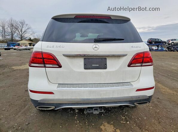 4JGDA5HB3GA762725 2016 MERCEDES-BENZ GLE White Widok z tyłu