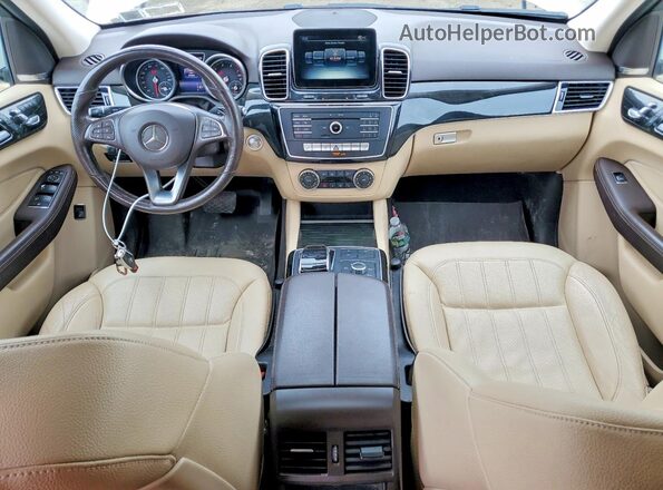 4JGDA5HB3GA762725 2016 MERCEDES-BENZ GLE White Widok deski rozdzielczej
