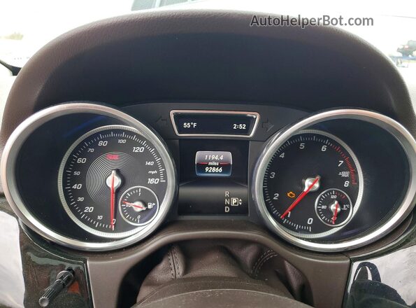4JGDA5HB3GA762725 2016 MERCEDES-BENZ GLE White Widok zestawu wskaźników