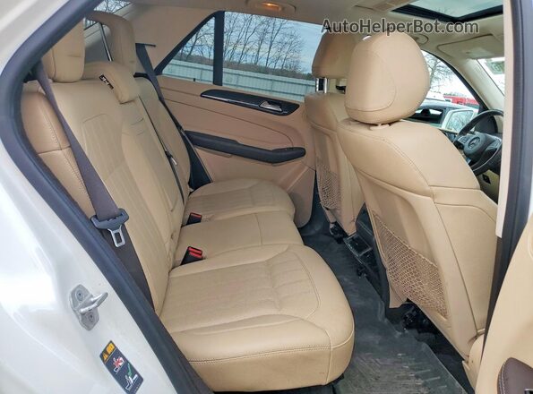 4JGDA5HB3GA762725 2016 MERCEDES-BENZ GLE White Widok wnętrza z tyłu