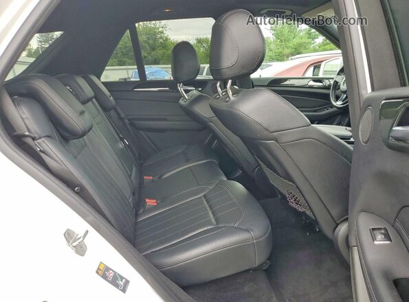 4JGDA5HB4HA924718 2017 MERCEDES-BENZ GLE White Հետևի նստատեղերի տեսք