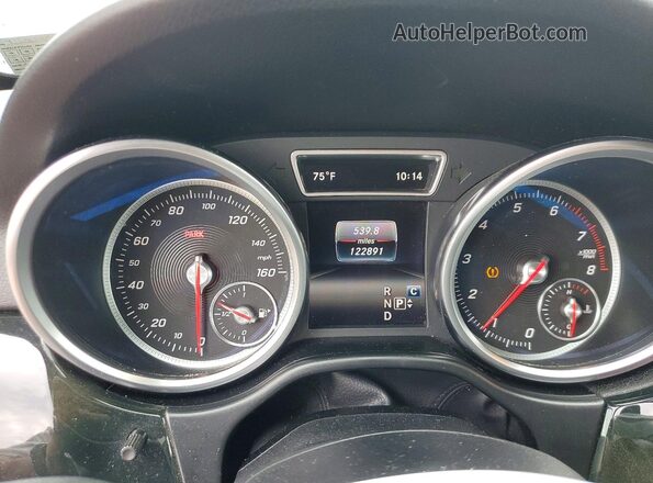 4JGDA5HB4HA924718 2017 MERCEDES-BENZ GLE White Սարքավորումների վահանակի տեսք
