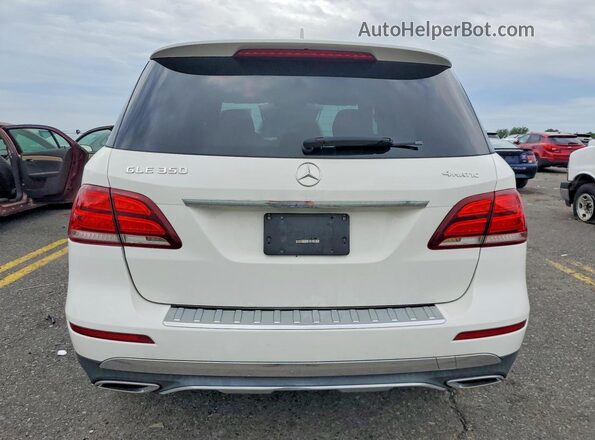 4JGDA5HB4HA924718 2017 MERCEDES-BENZ GLE White Հետևի տեսք