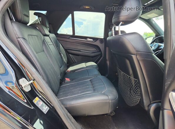4JGDA5HB5GA731637 2016 MERCEDES-BENZ GLE Черный Вид задней части салона