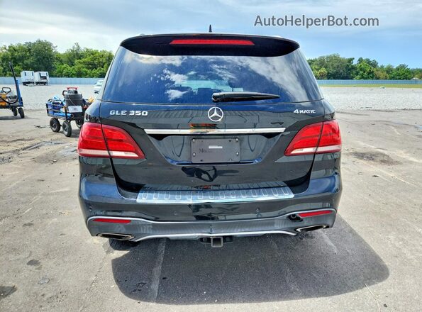 4JGDA5HB5GA731637 2016 MERCEDES-BENZ GLE Черный Вид сзади