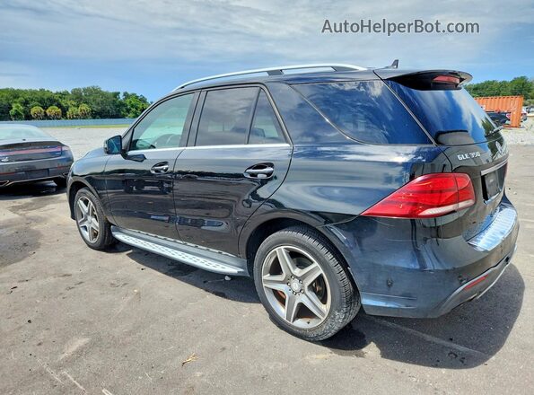 4JGDA5HB5GA731637 2016 MERCEDES-BENZ GLE Черный Задняя левая четверть