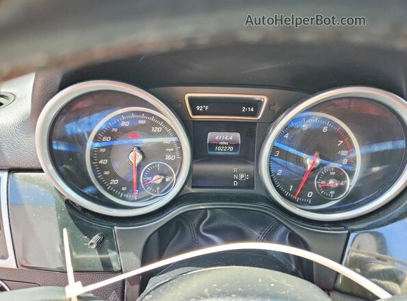 4JGDA5HB5GA731637 2016 MERCEDES-BENZ GLE Черный Вид щитка приборов