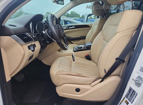 4JGDA5HB5HA893463 2017 MERCEDES-BENZ GLE White Вид салону спереду