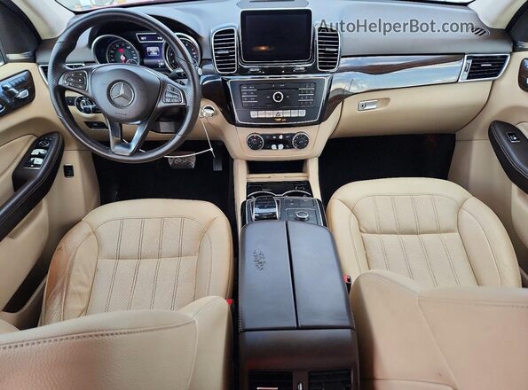4JGDA5HB6GA643020 2016 MERCEDES-BENZ GLE Red Vista del salpicadero
