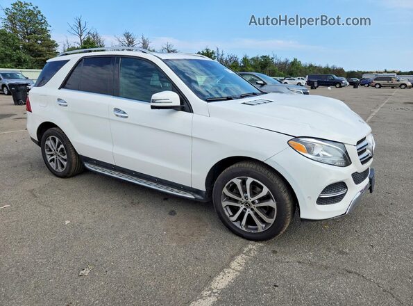 4JGDA5HB6HA914952 2017 MERCEDES-BENZ GLE White Delantero derecho