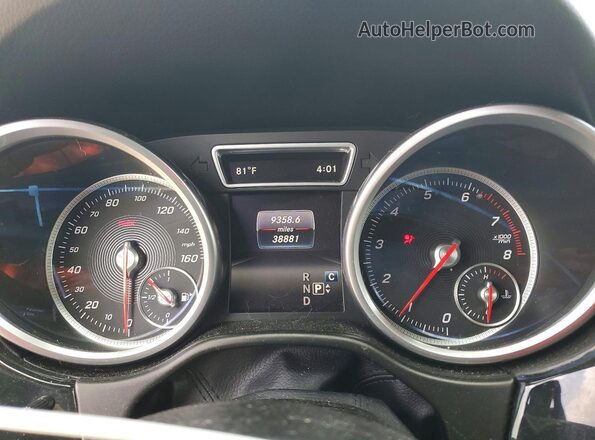 4JGDA5HB6HA916670 2017 MERCEDES-BENZ GLE Black Սարքավորումների վահանակի տեսք