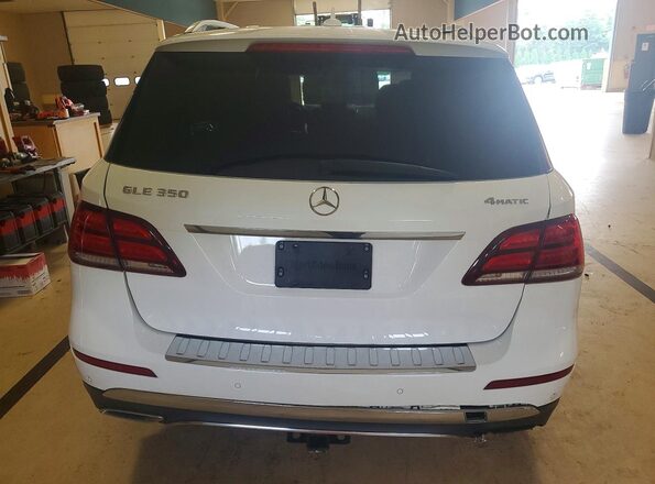 4JGDA5HB6JB051652 2018 MERCEDES-BENZ GLE White უკანა ხედი