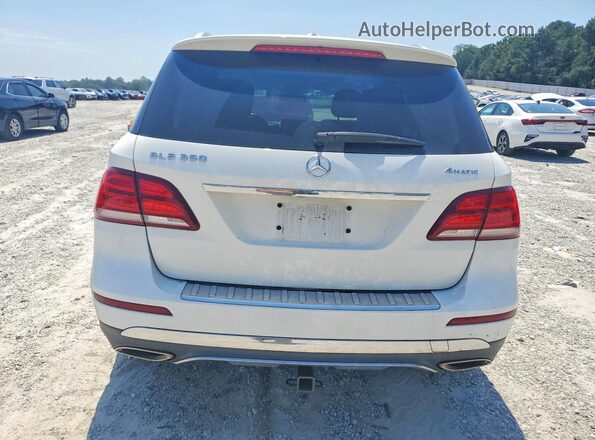 4JGDA5HB7HA896266 2017 MERCEDES-BENZ GLE White Հետևի տեսք