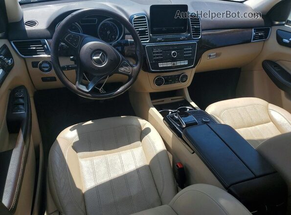 4JGDA5HB7HA896266 2017 MERCEDES-BENZ GLE White Առջևի վահանակի տեսք