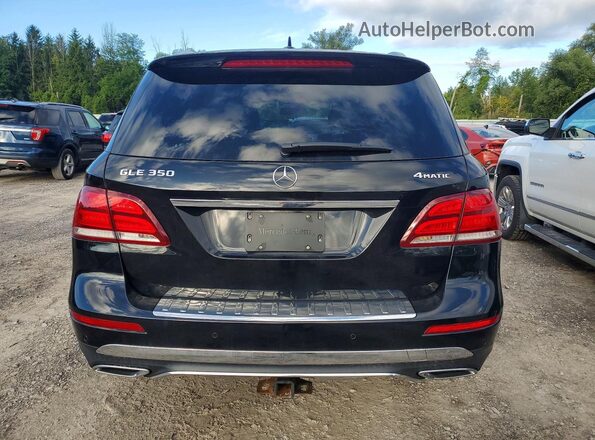4JGDA5HB7HA982290 2017 MERCEDES-BENZ GLE Black Widok z tyłu