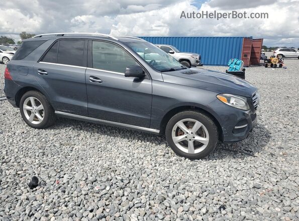 4JGDA5HB8GA724553 2016 MERCEDES-BENZ GLE Gray Przód prawy
