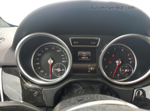 4JGDA5HB8GA724553 2016 MERCEDES-BENZ GLE Gray Widok zestawu wskaźników