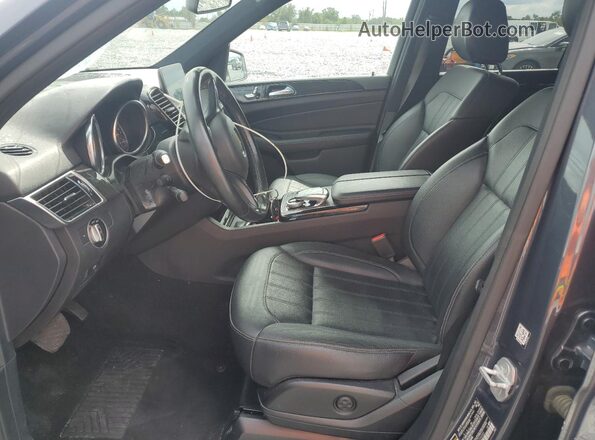 4JGDA5HB8GA724553 2016 MERCEDES-BENZ GLE Gray Widok wnętrza z przodu