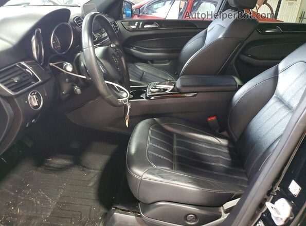 4JGDA5HB8GA734046 2016 MERCEDES-BENZ GLE Black Front interior view