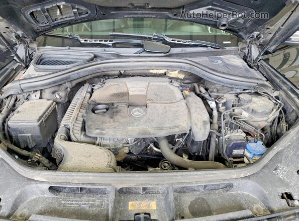 4JGDA5HB8GA734046 2016 MERCEDES-BENZ GLE Black Engine compartment view
