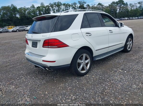 4JGDA5HB8GA776197 2016 MERCEDES-BENZ GLE 350 White Tył prawy