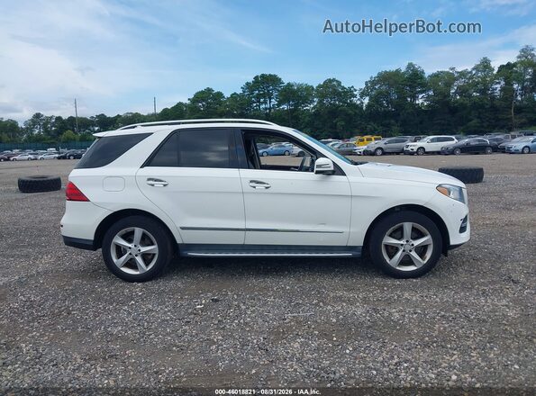 4JGDA5HB8GA776197 2016 MERCEDES-BENZ GLE 350 White Widok wnętrza z tyłu