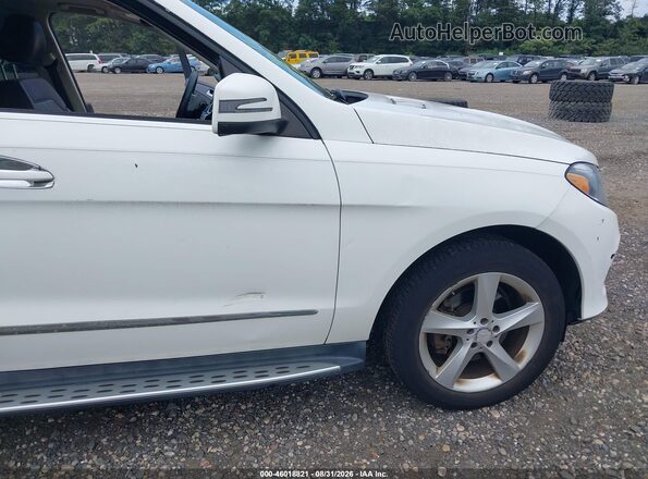 4JGDA5HB8GA776197 2016 MERCEDES-BENZ GLE 350 White Widok z przodu