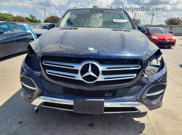 4JGDA5HB8HA933180 2017 MERCEDES-BENZ GLE Blue Vista frontal