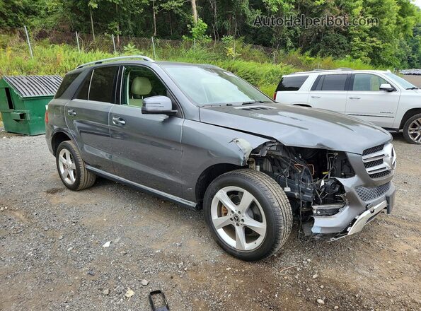 4JGDA5HB8JB028096 2018 MERCEDES-BENZ GLE Серый Передняя правая четверть