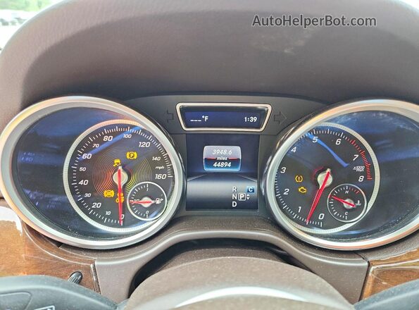 4JGDA5HB8JB028096 2018 MERCEDES-BENZ GLE Серый Вид щитка приборов