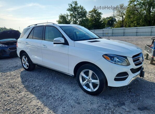 4JGDA5HB9JB177181 2018 MERCEDES-BENZ GLE White Delantero derecho