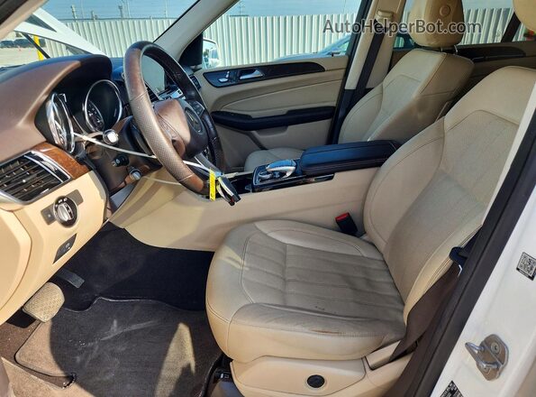 4JGDA5HB9JB177181 2018 MERCEDES-BENZ GLE White Vista interior delantera