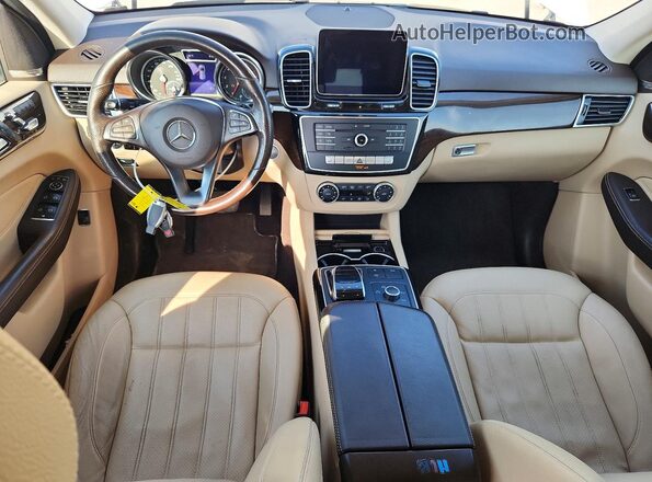 4JGDA5HB9JB177181 2018 MERCEDES-BENZ GLE White Vista del salpicadero