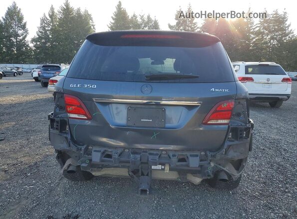 4JGDA5HBXGA757182 2016 MERCEDES-BENZ GLE Gray Widok z tyłu