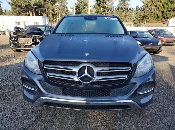 4JGDA5HBXGA757182 2016 MERCEDES-BENZ GLE Gray Widok z przodu