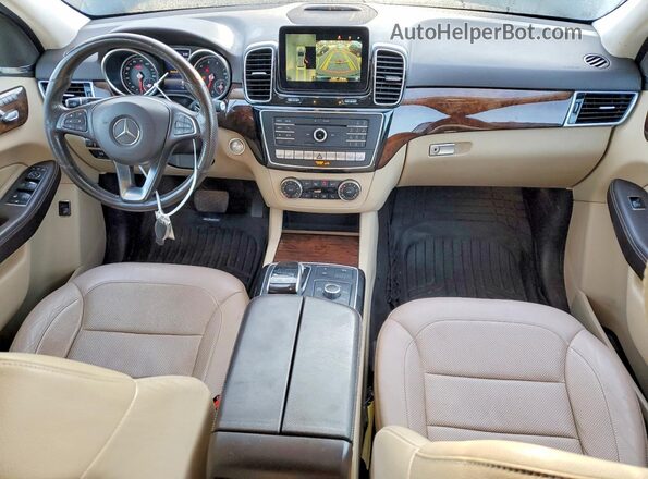 4JGDA5HBXGA757182 2016 MERCEDES-BENZ GLE Gray Widok deski rozdzielczej
