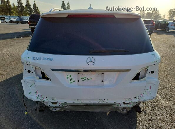 4JGDA5JB2GA675506 2016 MERCEDES-BENZ GLE White Вид ззаду