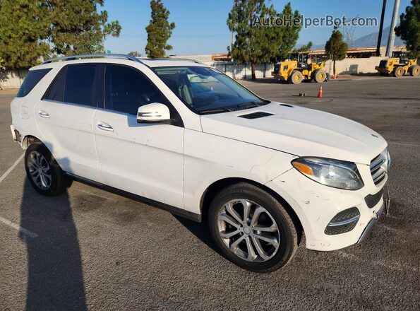 4JGDA5JB2GA675506 2016 MERCEDES-BENZ GLE White Передня права чверть