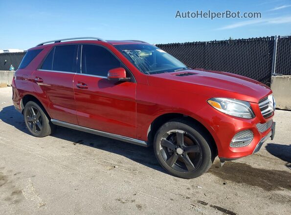 4JGDA5JB2GA786752 2016 MERCEDES-BENZ GLE Red Front right