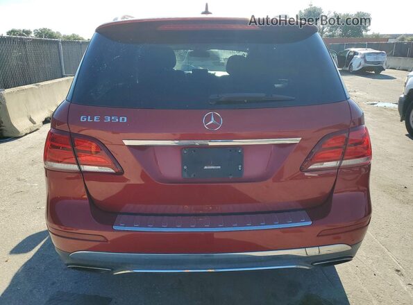 4JGDA5JB2GA786752 2016 MERCEDES-BENZ GLE Red Rear view